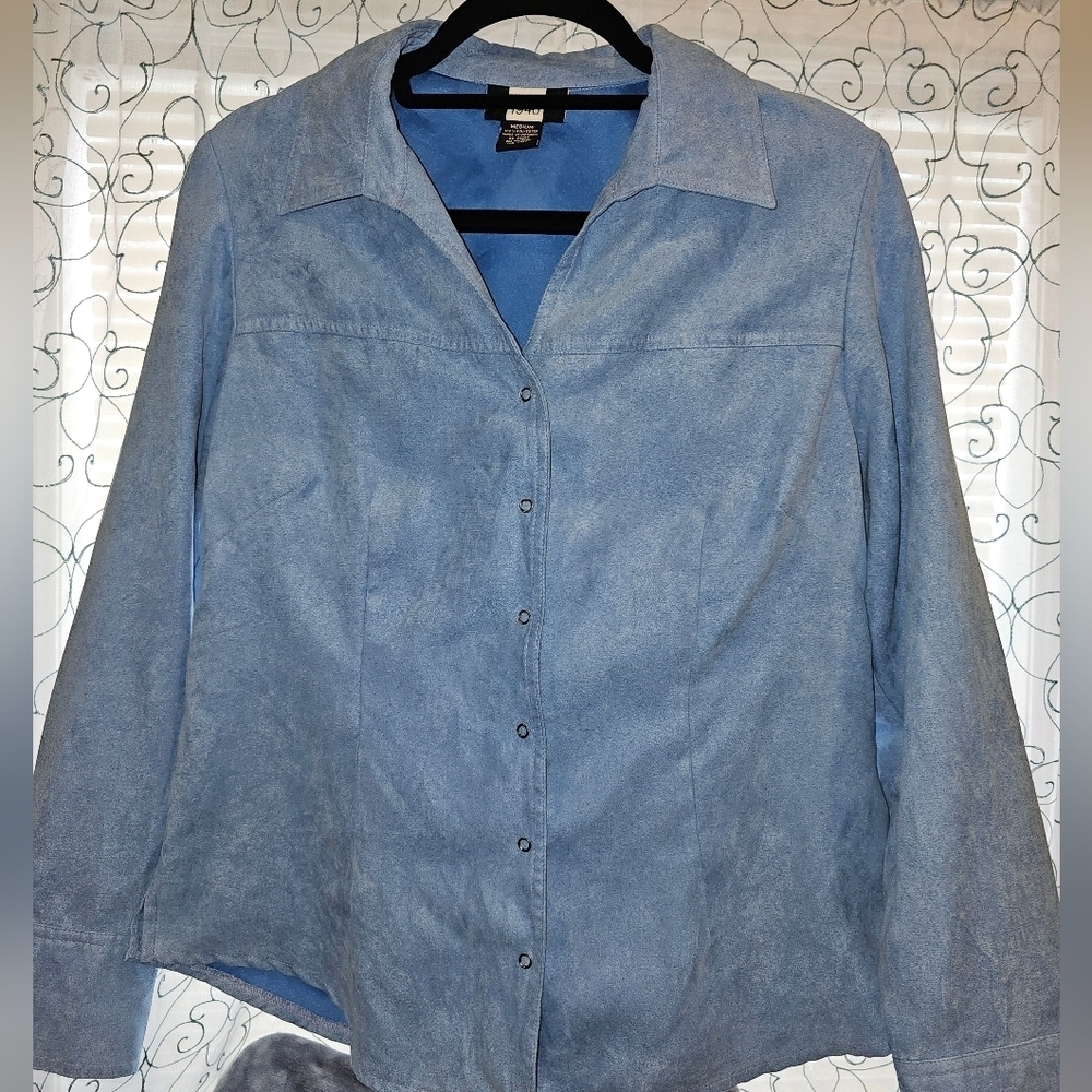 🛒💰Studio 1940 snap button blouse - Picture 2 of 7